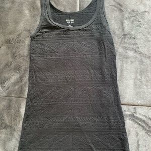 Black tank top
